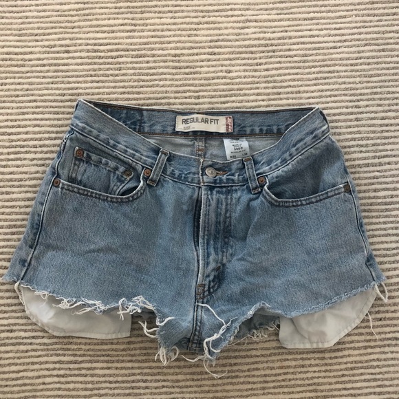 Levis denim shorts